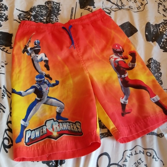 power ranger swim trunks